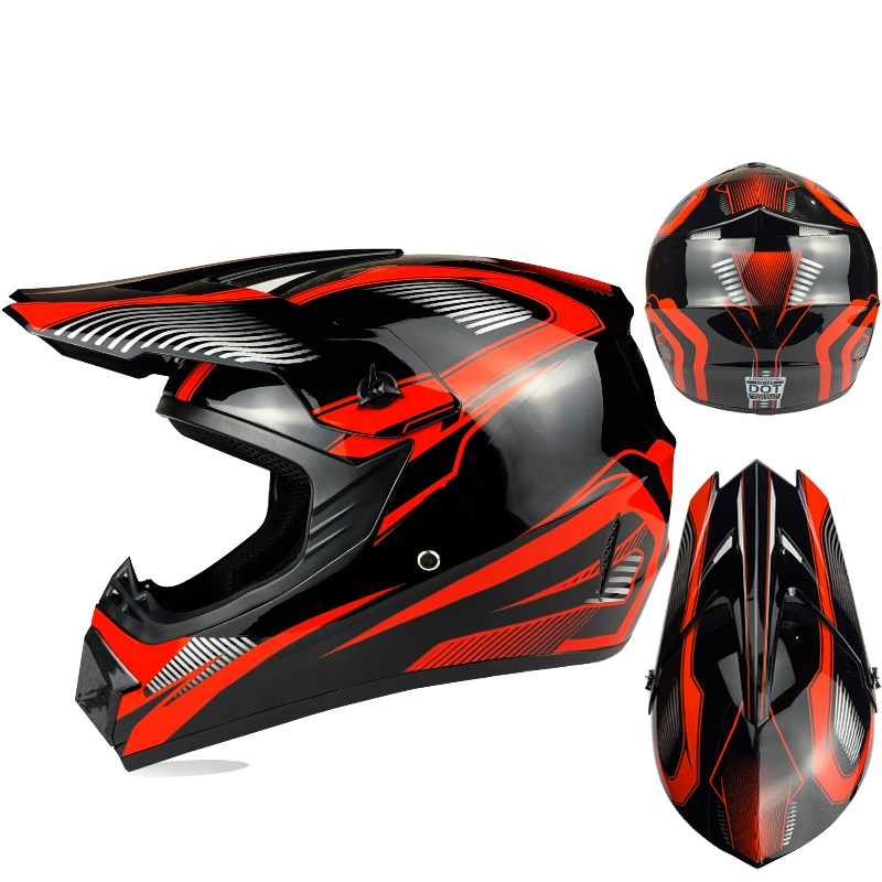 青少年头盔四季款儿童款自行车头盔越野盔外贸跨境个性卡丁车速降