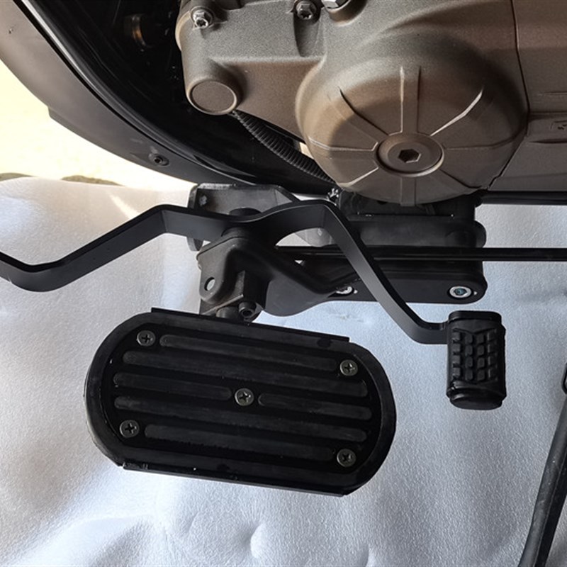适用钱江闪300换挡杆前后可踩排挡杆加宽踏板脚蹬QJ摩托车改装件