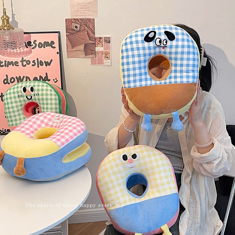 冰丝午睡枕趴睡枕小学生卡通可爱办公室工位午休抱枕护腰靠枕神器
