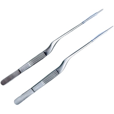 刘福艺专业采耳工具镊子掏耳朵神器弯夹子不锈钢鳄鱼嘴尖头手工捏