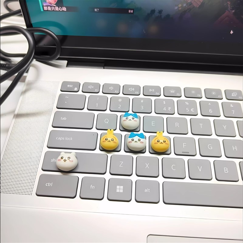 高颜值按键立体键盘贴长指甲打字打游戏神器无痕贴车乌萨奇diy贴