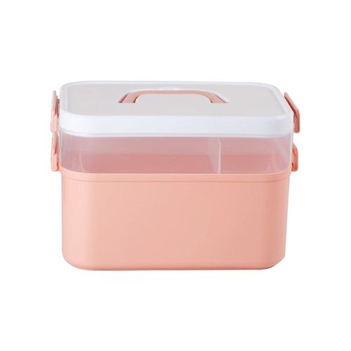 手提式家用医药箱画画颜料毛笔书法收透明画箱多功能三层加厚艺考