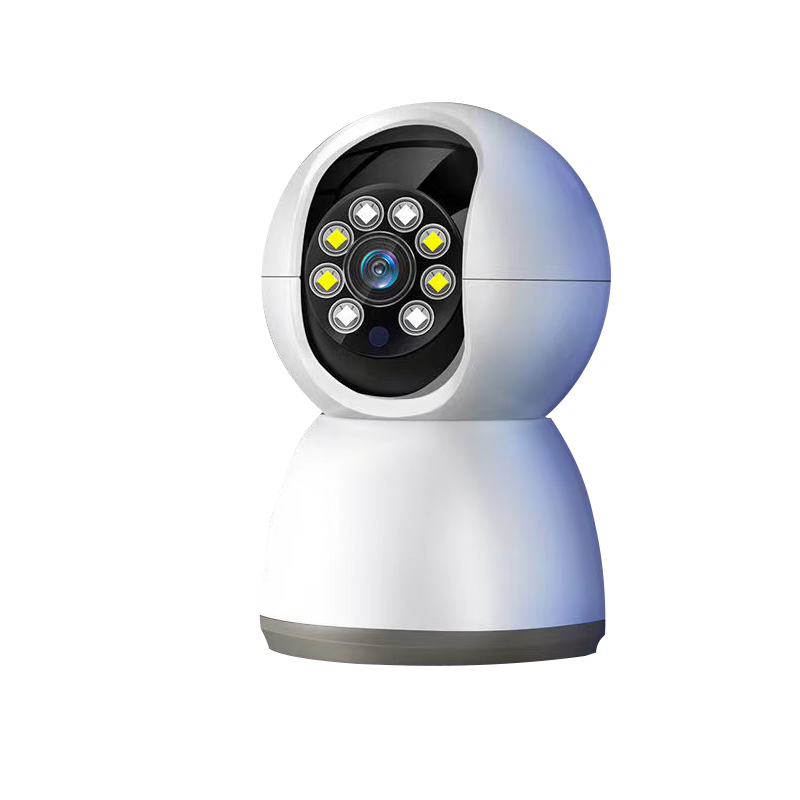 摄像头家用远程手机无线监控器360度无死角室内家庭高清夜视摄影
