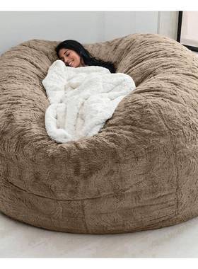 2I2024新款双人多人懒人沙发豆袋客厅沙发床简约沙发榻榻米黑色白