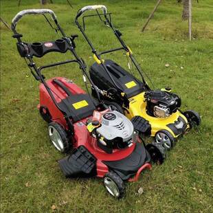 手扶式汽油剪草机16寸自走汽油草坪机自走式草坪修剪机