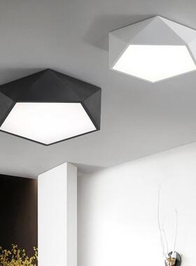 LED吸顶灯几何卧室灯客厅创意北欧灯具现代简约儿童餐厅灯房间灯