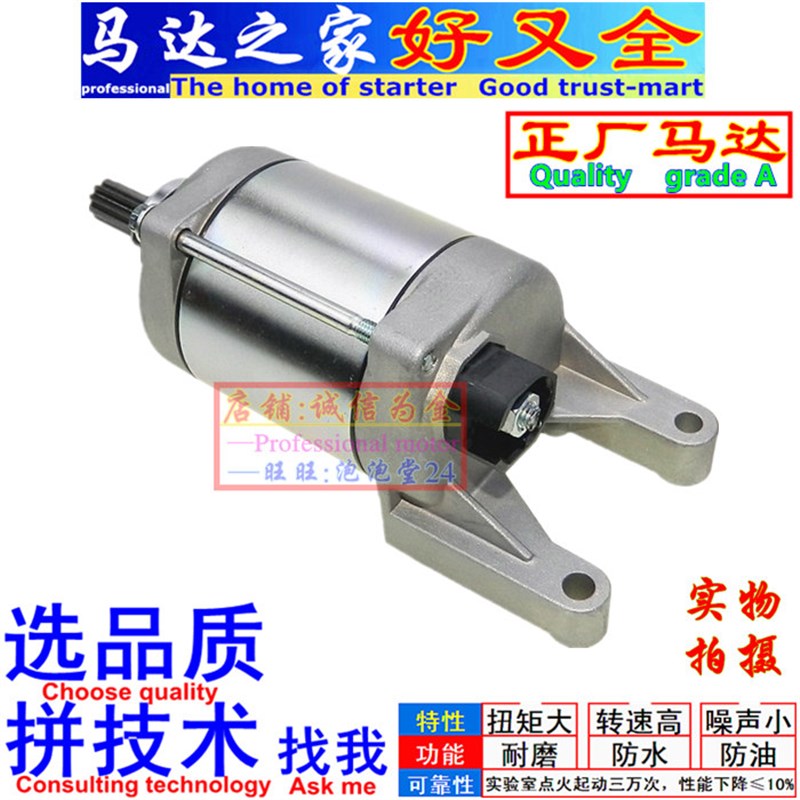 适用雅马哈飞致250马达YS250马达 YS250启动起动马达碳刷电机电刷