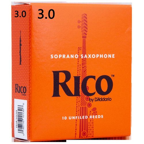 RICO哨片黄盒橙盒高音萨克斯哨片降B调2.0 2.5 3.0 3.5 瑞扣瑞口