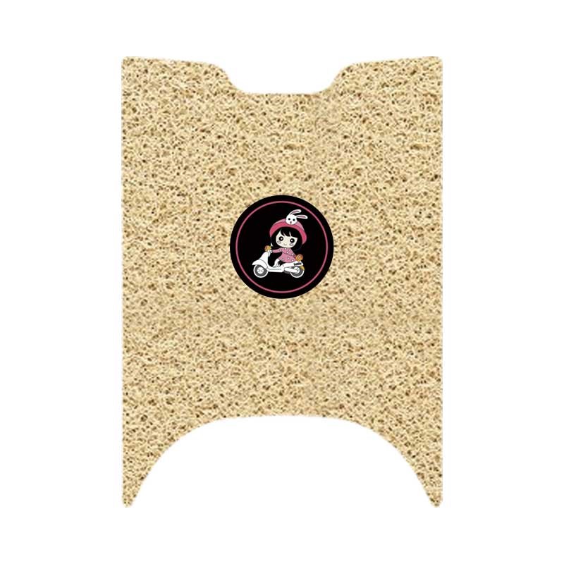 适用于爱玛优贝Q503电动车脚垫脚踏皮脚踩踏板座椅套防水坐垫防滑