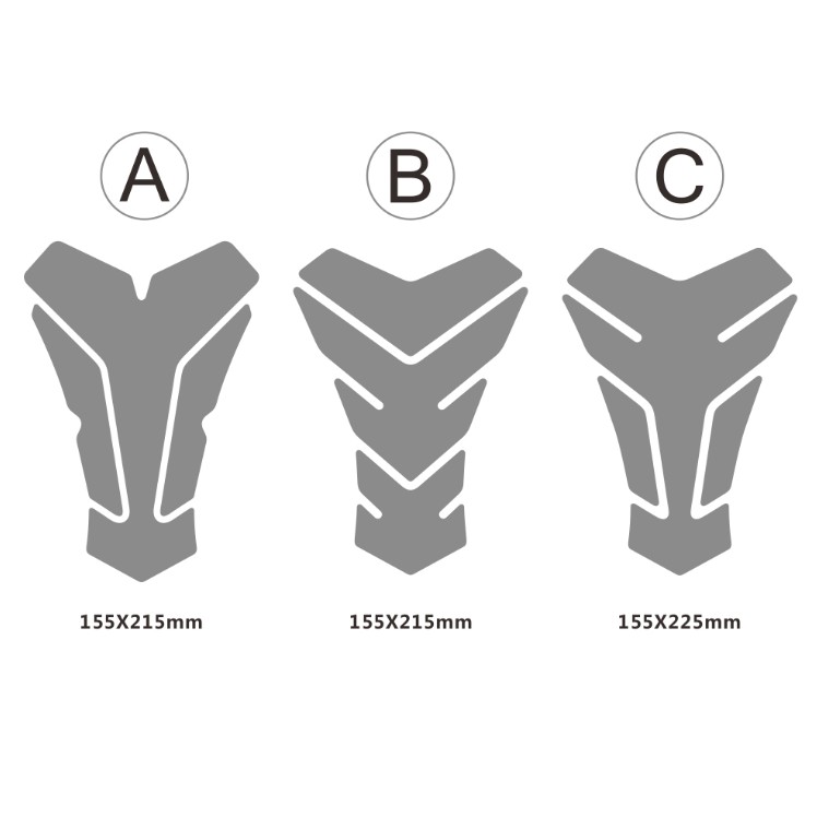 摩托车油箱贴XJR400 XJR1200 XJR1300鱼骨贴3D水晶胶油箱防滑贴纸