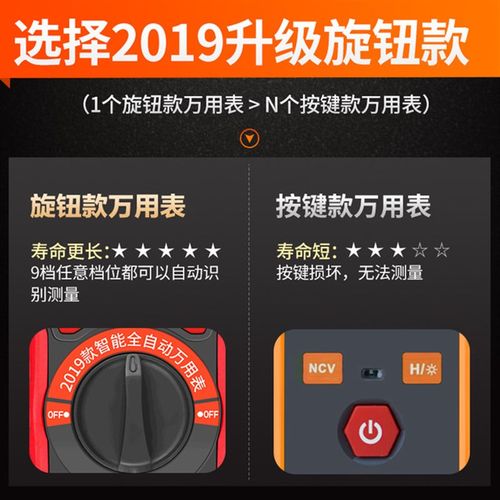 优仪高全自动数字万用表家用型万能表无需换档智能防烧高精度防烧