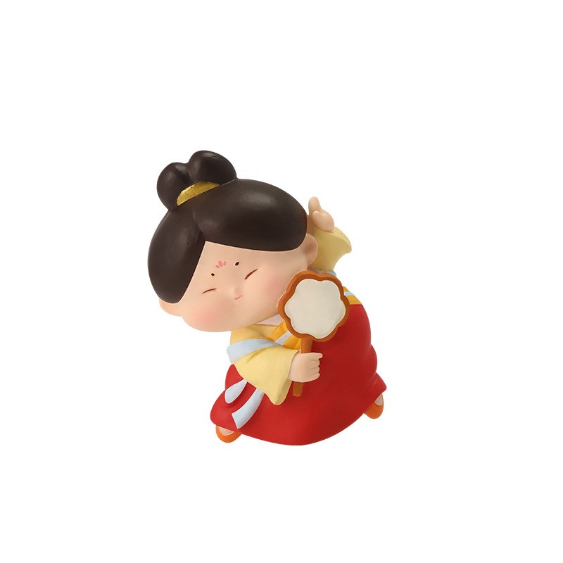 西安文创纪念品唐小糖仕女冰箱贴树脂中式可爱唐风西安礼品伴手礼