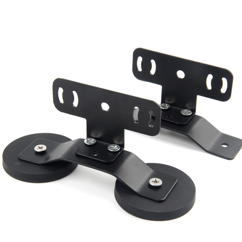 led长条警示灯强磁底座改装包胶磁铁红蓝爆闪支架车顶射灯吸盘座