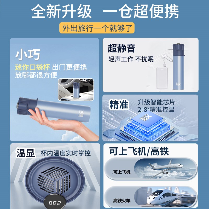 迷你胰岛素冷藏盒便携式杯充电车载冰箱小型药品生长激素随身制冷