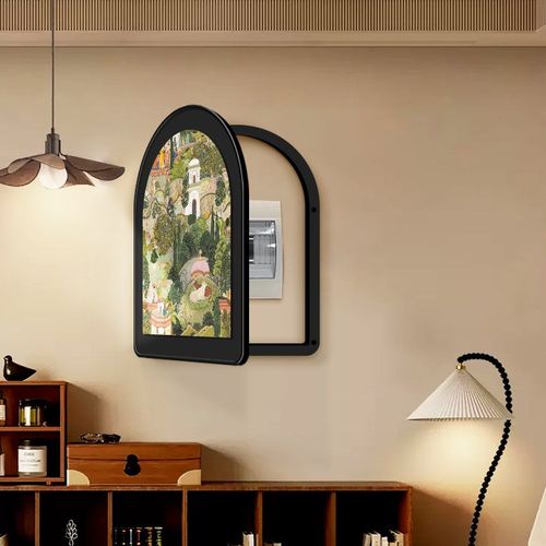 斋普尔花园复古电表箱遮挡挂画电闸开关箱空开箱配电箱遮丑装饰画