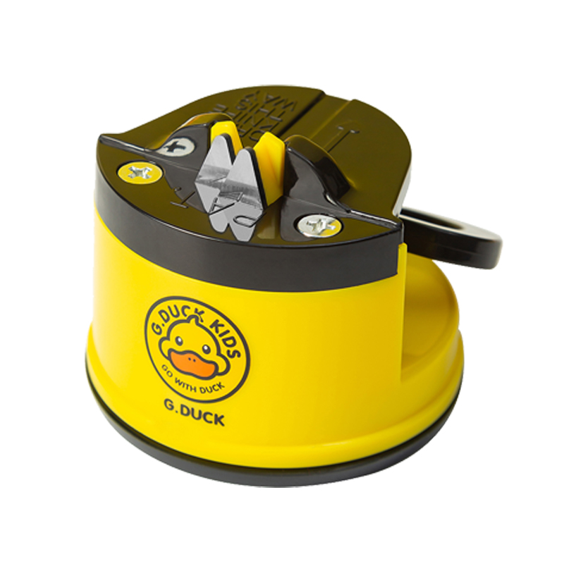 小黄鸭吸盘式磨刀石神器家用快速菜刀多功能磨剪厨房工具新型正品