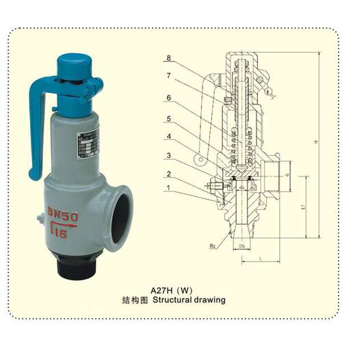 供应优良A27W-16P外螺纹不锈钢弹簧微启安全阀