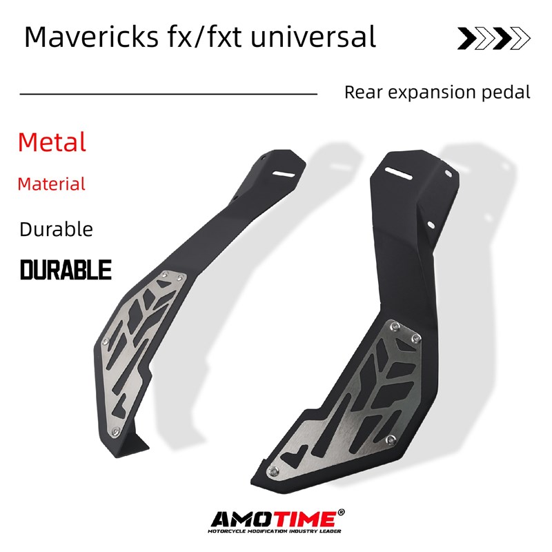 适用小牛电动FX 风速 FXT改装后拓展脚踏后座脚踏板升级加宽配件