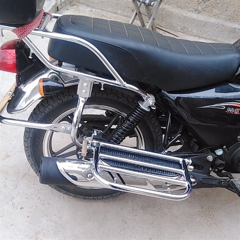 适用于五羊本田新款领御WH125-20A摩托车货架侧翻踩脚载货踏板