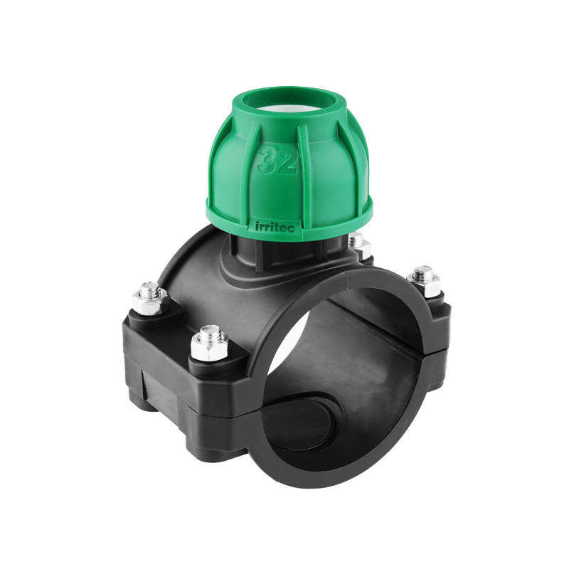 热销pe水管快速接头配件异径三通PP压缩管件连接器免热熔PPR快接