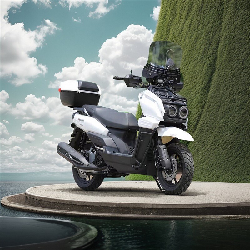 2024款风冷水冷坦克踏板越野摩托车国四电喷可上牌整车