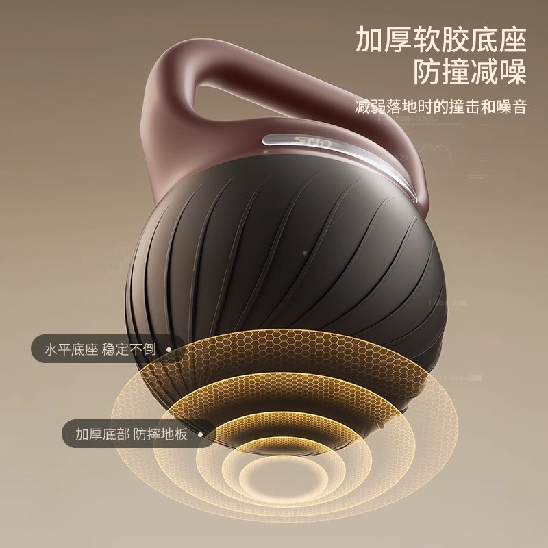 SND软壶铃女士健身家用6公斤练翘臀神器哑铃男士运动塑形提壶器材