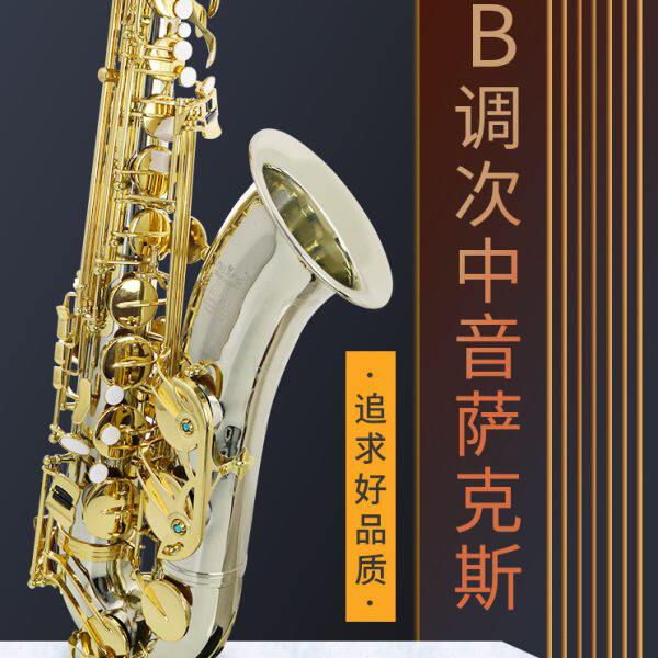 德国ROFFEE罗菲次中音萨克斯降B调管乐器初学者演奏萨克斯风