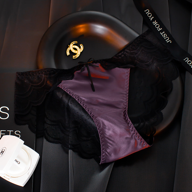 内裤女夏季薄款网纱透视性感撩人包臀不夹屁股柔软透气亲肤底裤