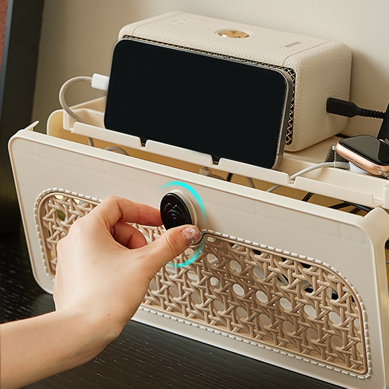 插排插座收纳盒插线板电源线数据线充电器电线收纳神器桌面集线器