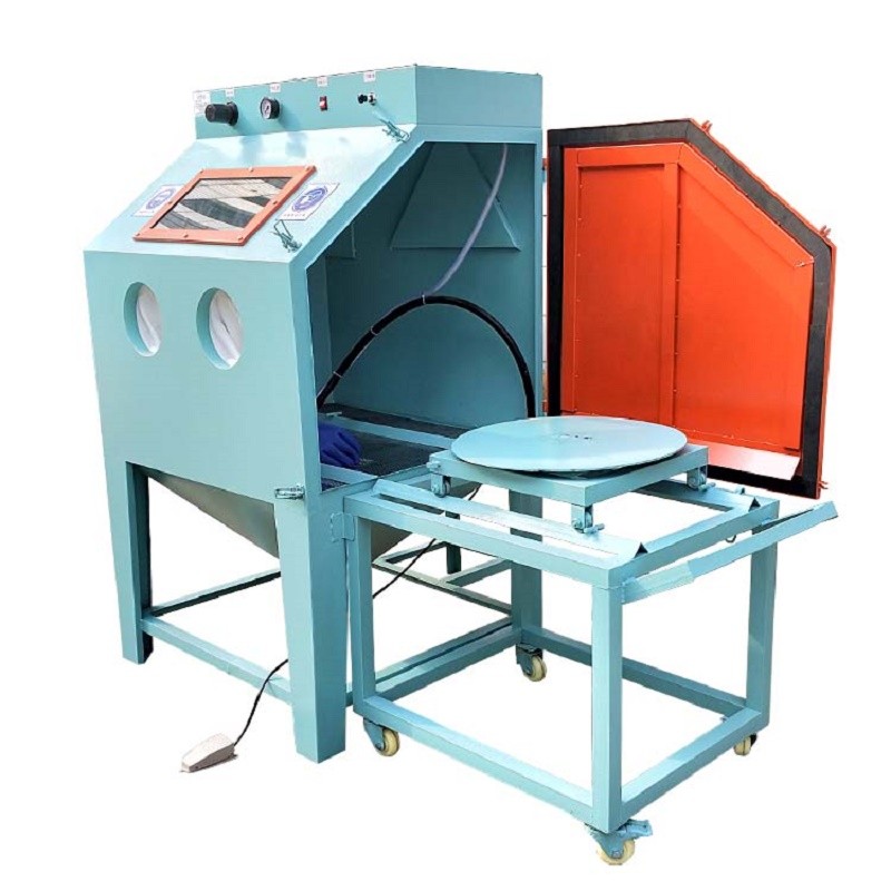 1010型模具喷砂机发动机除锈翻新喷沙机汽车轮毂重型产品打砂机