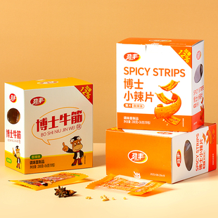 劲丰博士牛筋288g小辣片休闲辣条儿时小吃童年8090零食怀旧食品