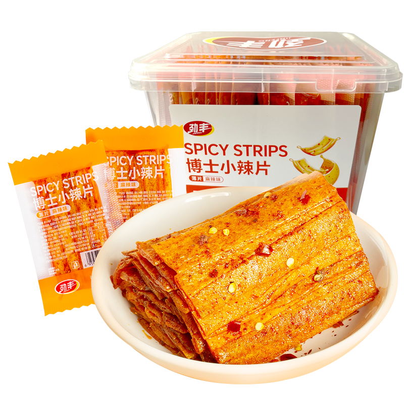 劲丰博士小辣片50包收纳盒装