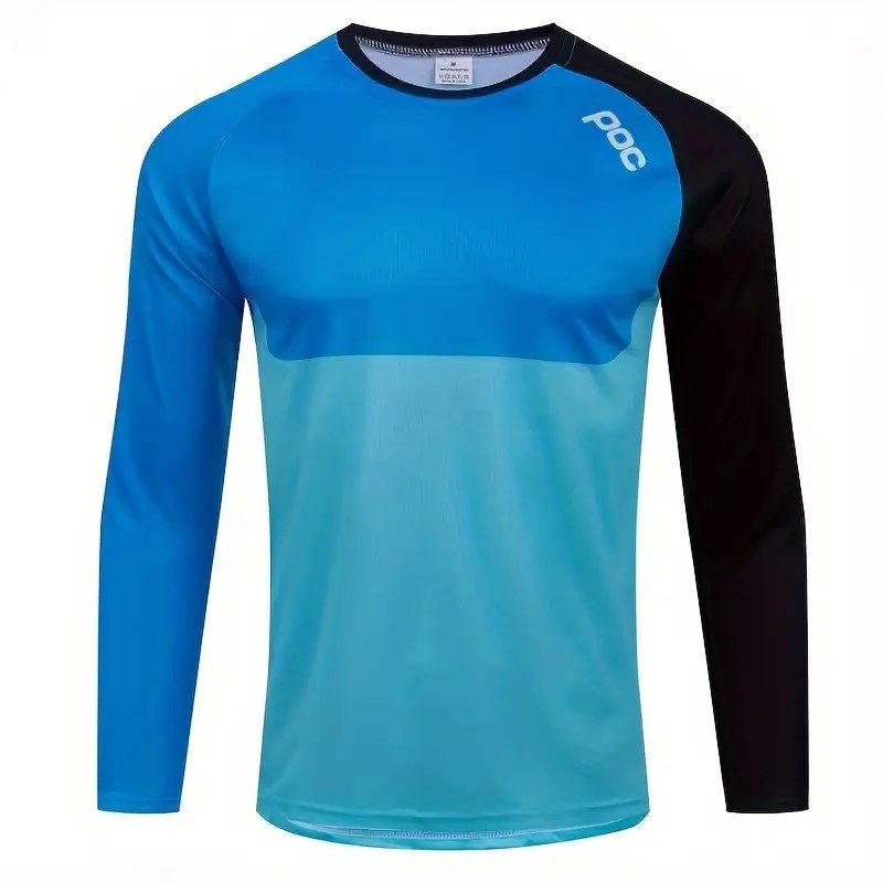 POC长袖越野摩托骑行服速降服T恤山地自行车速干户外骑行装备上衣