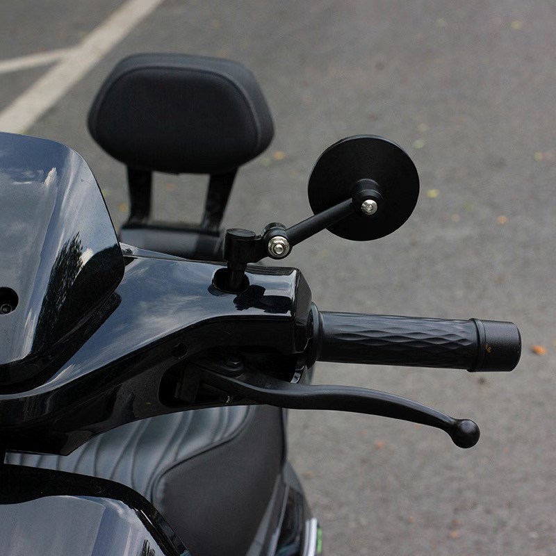 小牛九号电动车凸面镜反光镜改装通用小圆镜摩托车鸡腿后视镜