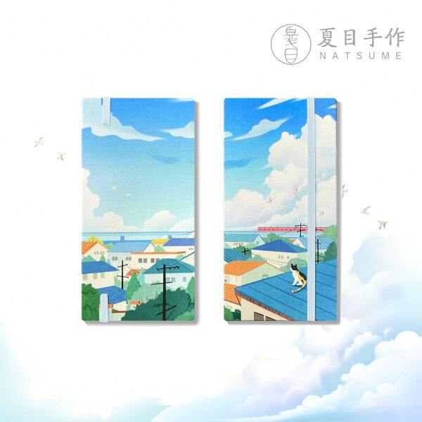 238week本《海滨小镇的下午》手工随身旅行水彩本手账速写本宝虹