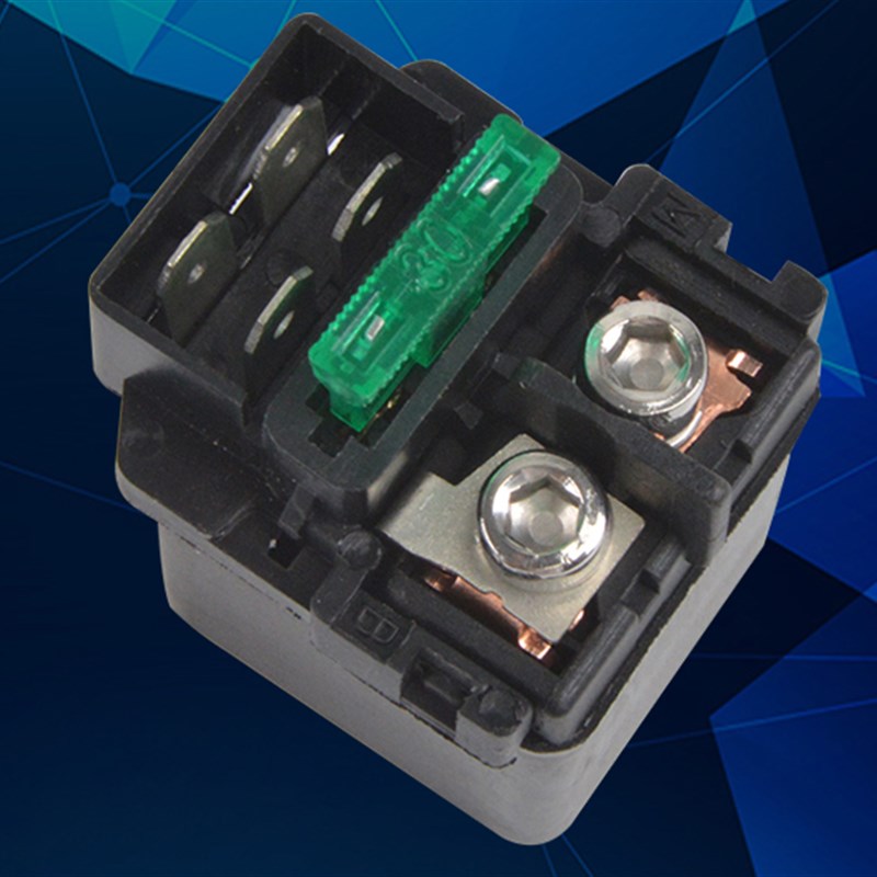 适用川崎ZX6R/10R忍者650火神VN800/900摩托车马达启动继电器通用