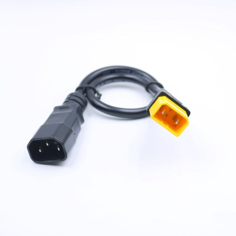 绿源电动车转换线电瓶车充电器输出充电桩口抽水泵插头四针转接头