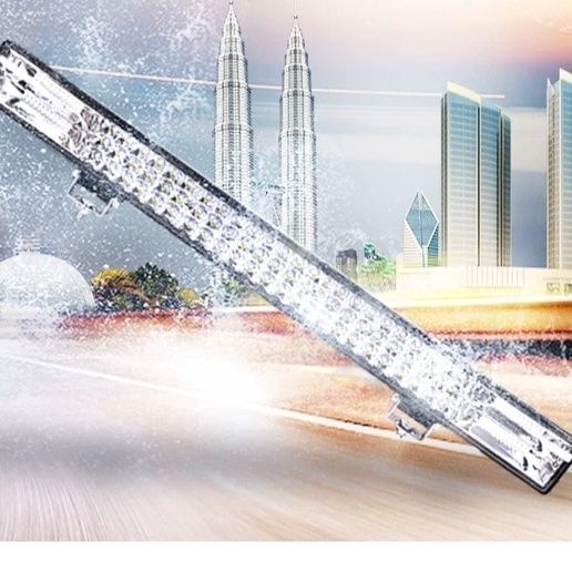 汽车led长条射灯货车杠灯12伏24v超亮强光大灯爆闪中网越野车顶灯