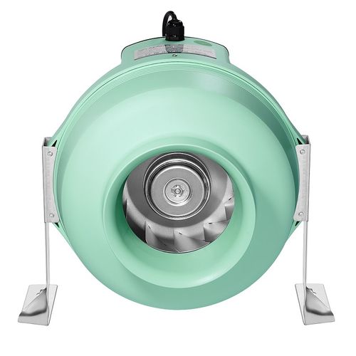 新怡风EC管道通风机静音4寸变频排风机排风扇厨房烧烤火锅排油烟