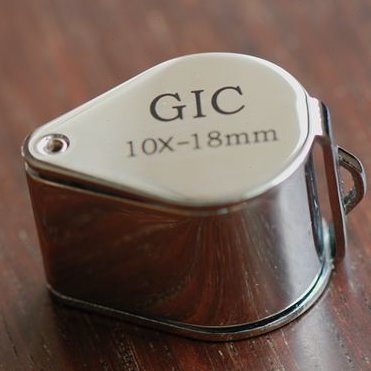 GIC宝石仪器10倍放大镜 消除色差像差 古玩宝石鉴定钻石分级