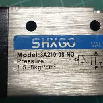 新恭SHXGO 3A210-08 NC/NO 气控阀