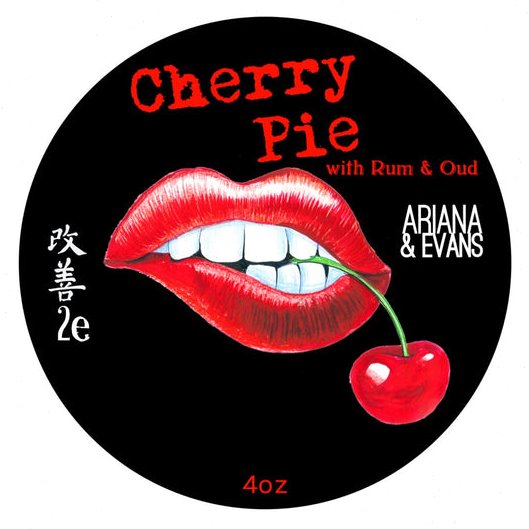 帝诗剃须皂 AE剃须皂Cherry Pie 樱桃派含鸸鹋油男士剃须皂刮胡皂