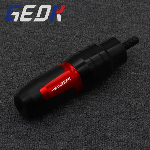适用春风450SR 22-23改装排气管防摔胶棒 排气管防摔球保护杠配件