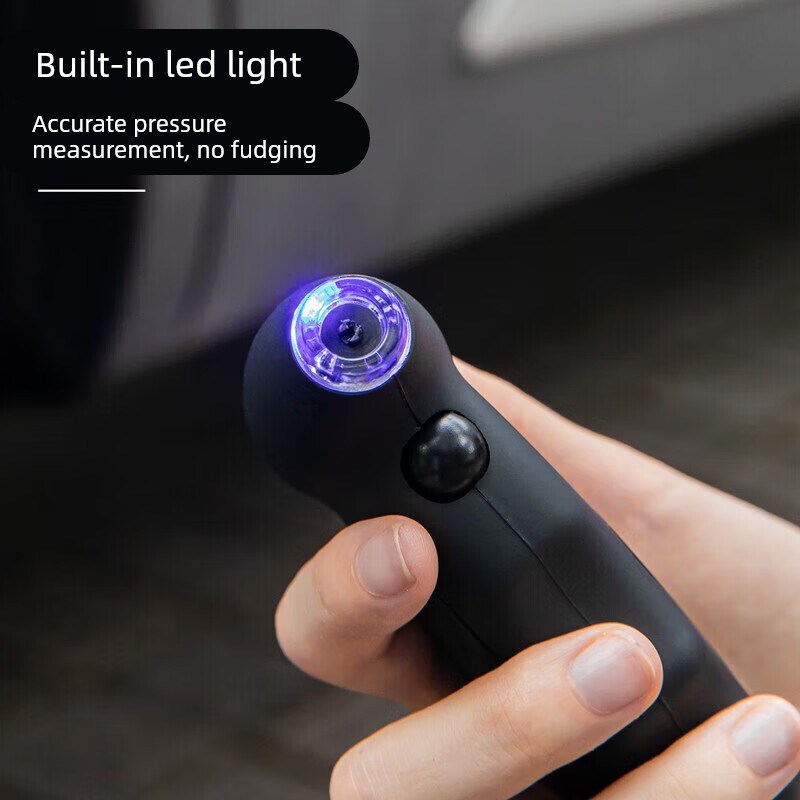 得力DL886100数显胎压表高精度气压表汽车轮胎胎压测量仪电子压力