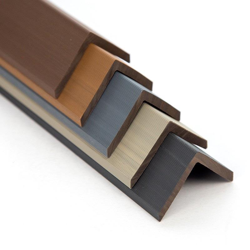户外木塑地板包边条L型直角防撞护条共挤塑木防腐封边装饰收边压
