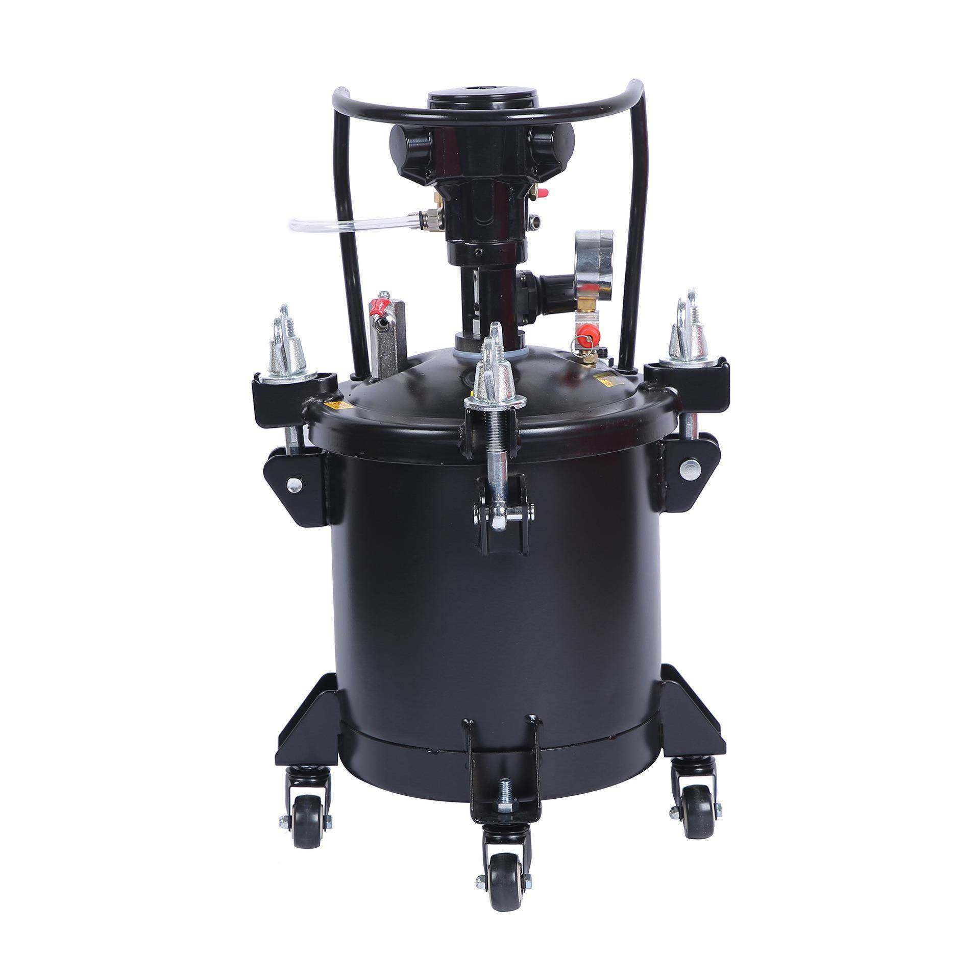 厂家直供气动压力桶手动搅拌喷漆压力罐喷涂油漆涂料机不锈钢喷胶