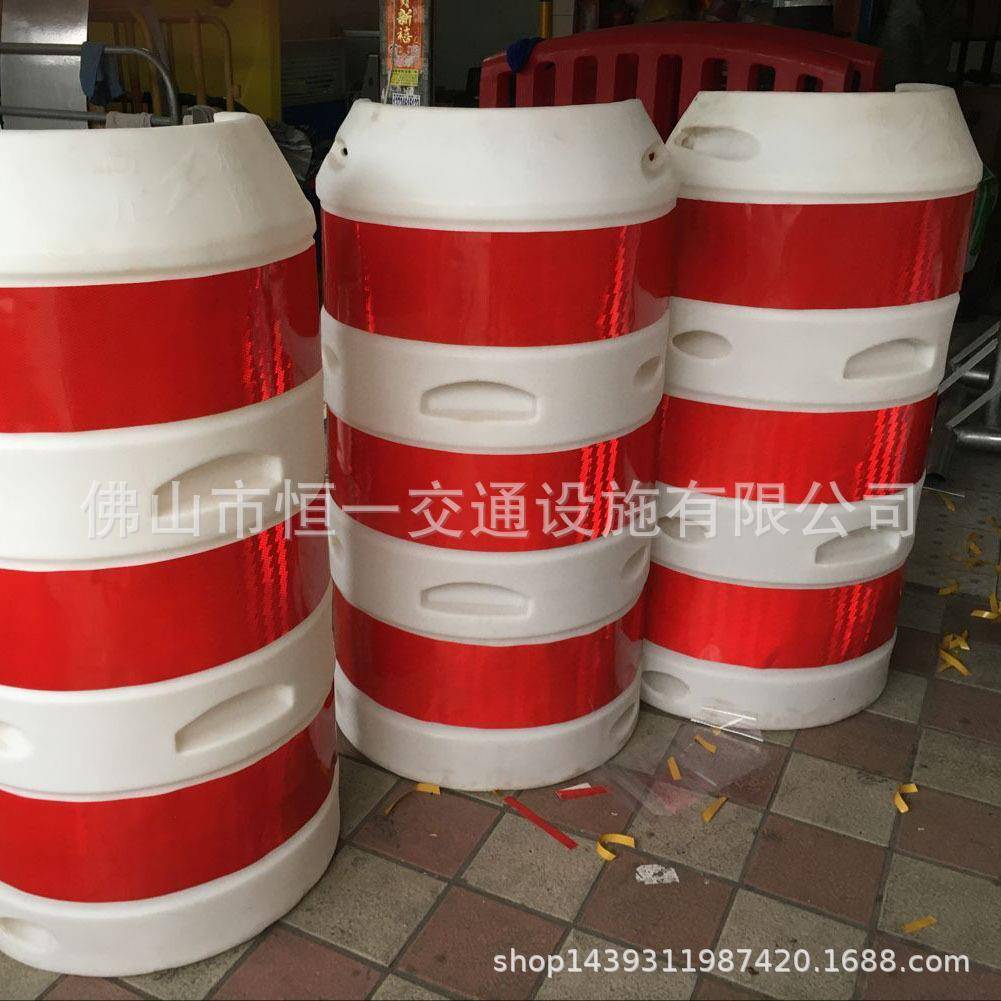 电力立柱电杆防撞桶滚塑电线杆保护安全桶塑料防撞保护墩厂家供应