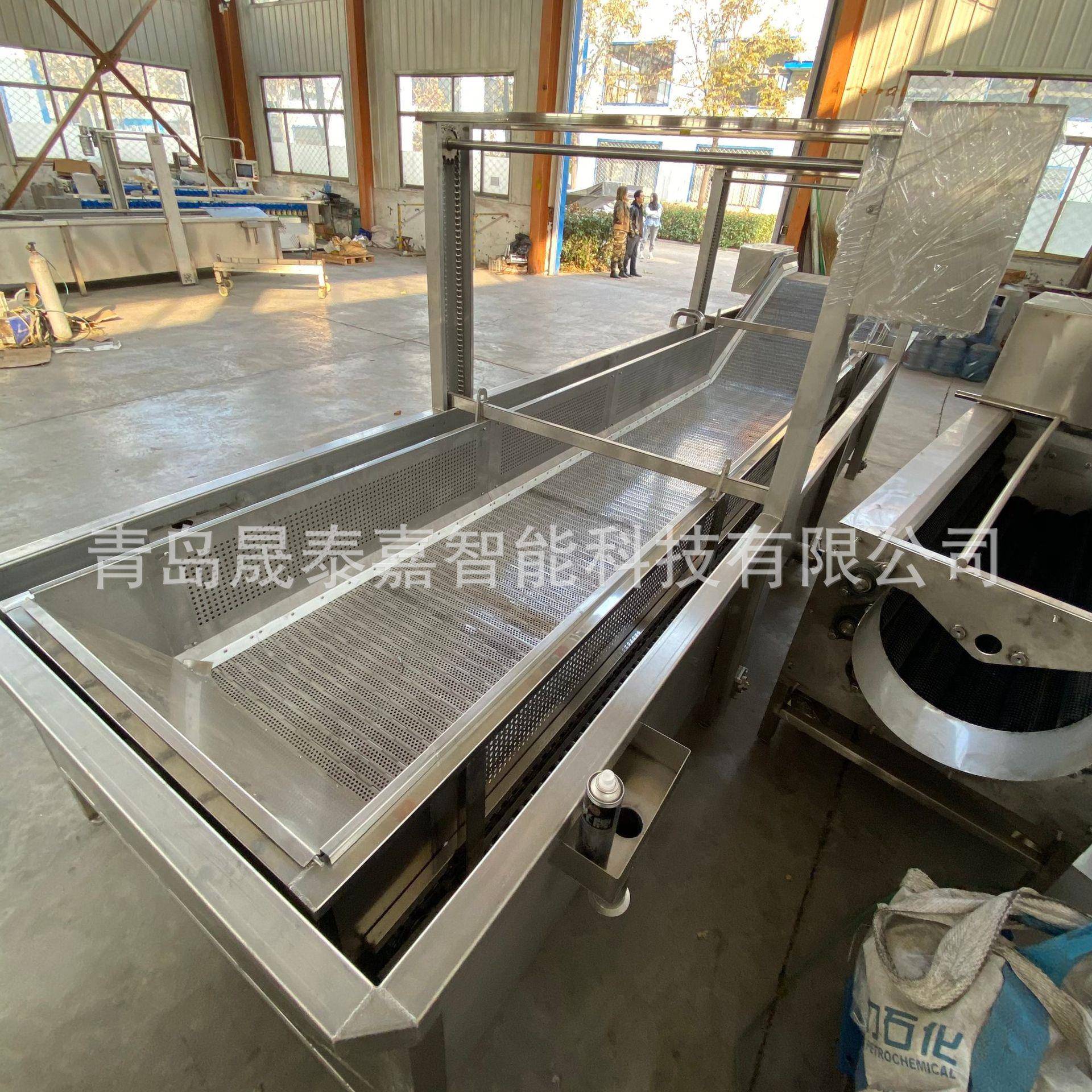 全自动蔬菜气泡清洗机高压气泡喷淋式清洗设备大型多功能洗菜机