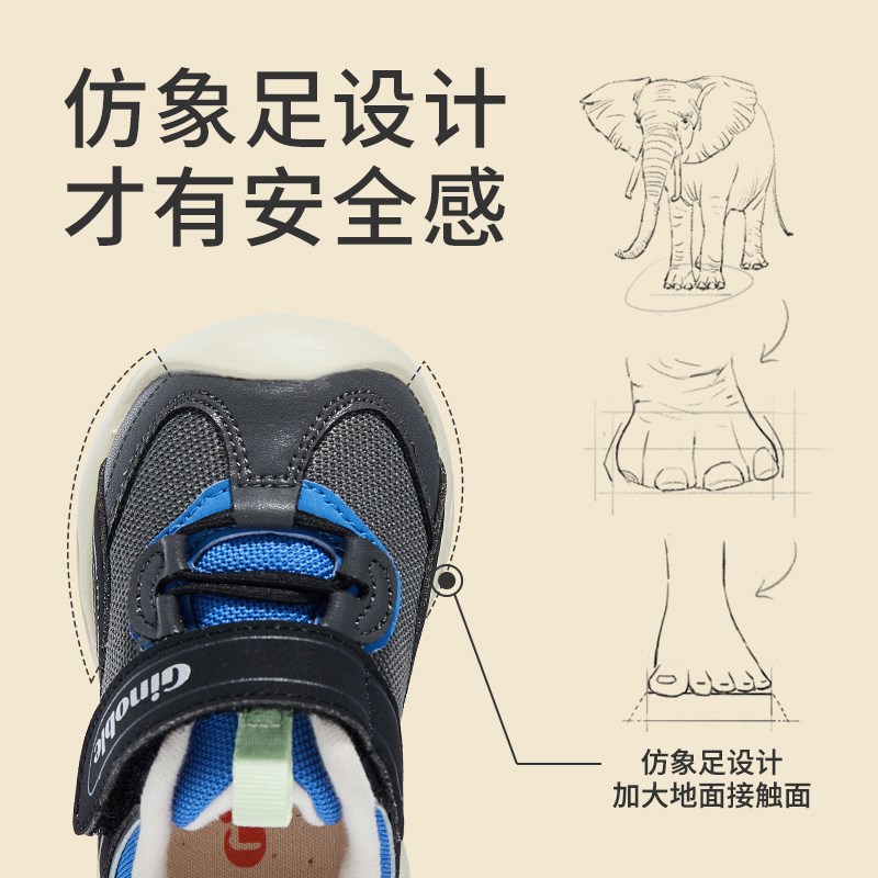 浦机能鞋秋款步前k关键鞋婴幼儿宝宝鞋男女宝学步XG2017