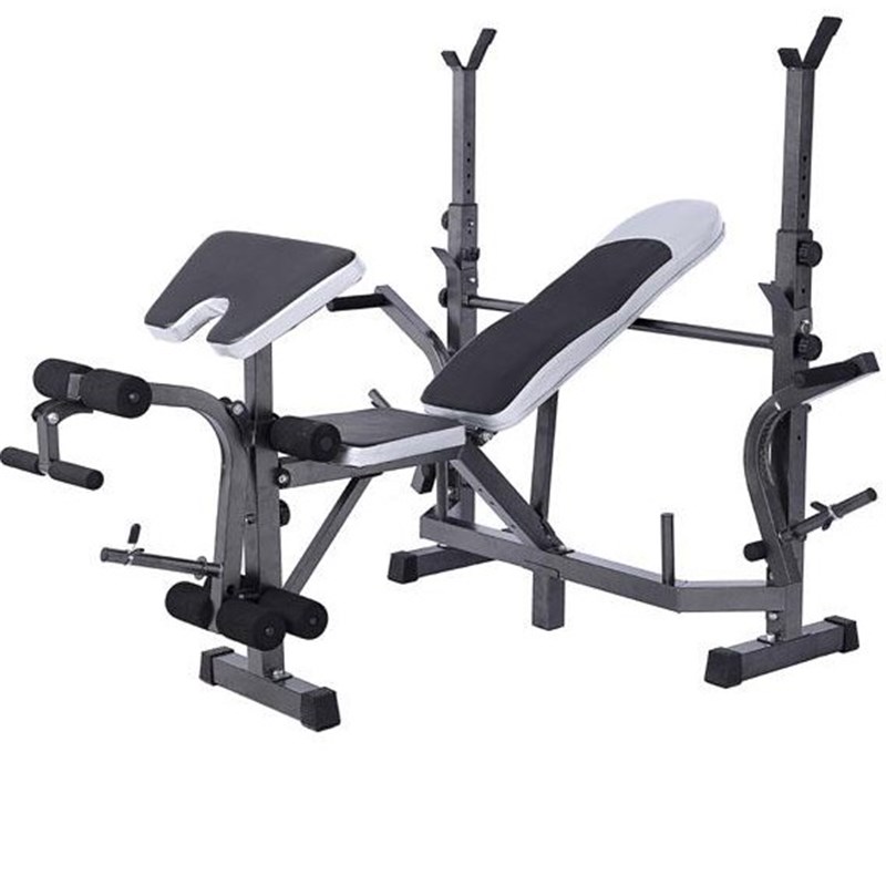 家用健身器材杠铃床 举重床 多z功能 卧推架 深蹲架仰卧起坐 包邮